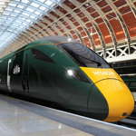 A Great Western Rail train at a platform